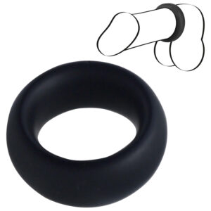Silikonový silnostěnný erekční kroužek s průměrem 5 cm