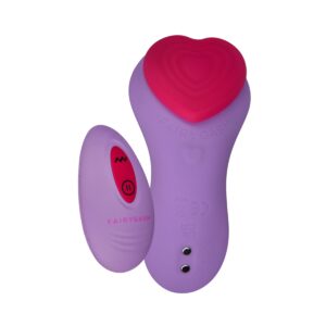 Stimulátor FairyGasm HeartGem fialový
