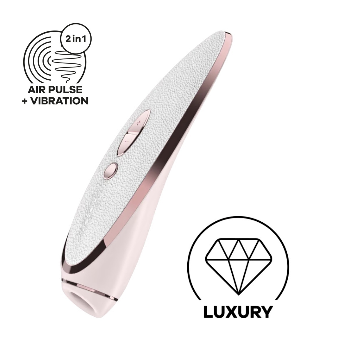 Stimulátor klitorisu SATISFYER LUXURY PRET A PORTER růžový