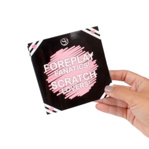 Stírací hra SECRET PLAY Scratch & Win FOREPLAY FANATICS!