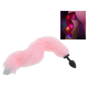 Taboom Glow In The Dark Unicorn Tail &amp;amp; Buttplug LED Black