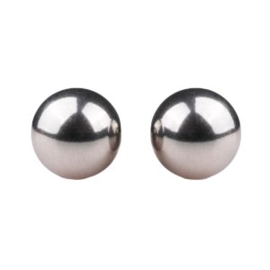 Vaginální kuličky EasyToys Ben Wa 19 mm stříbrné