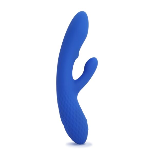 Vibrátor PlusOne Luxe Dual Massager modrý