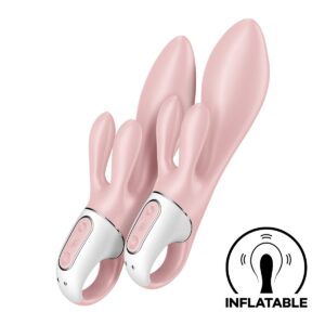 Vibrátor SATISFYER AIR PUMP BUNNY 3 růžový