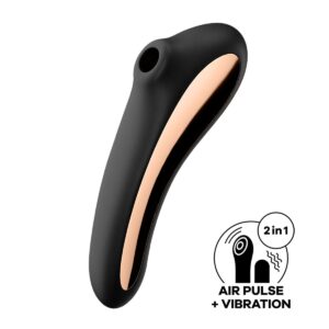 Vibrátor SATISFYER DUAL KISS černý