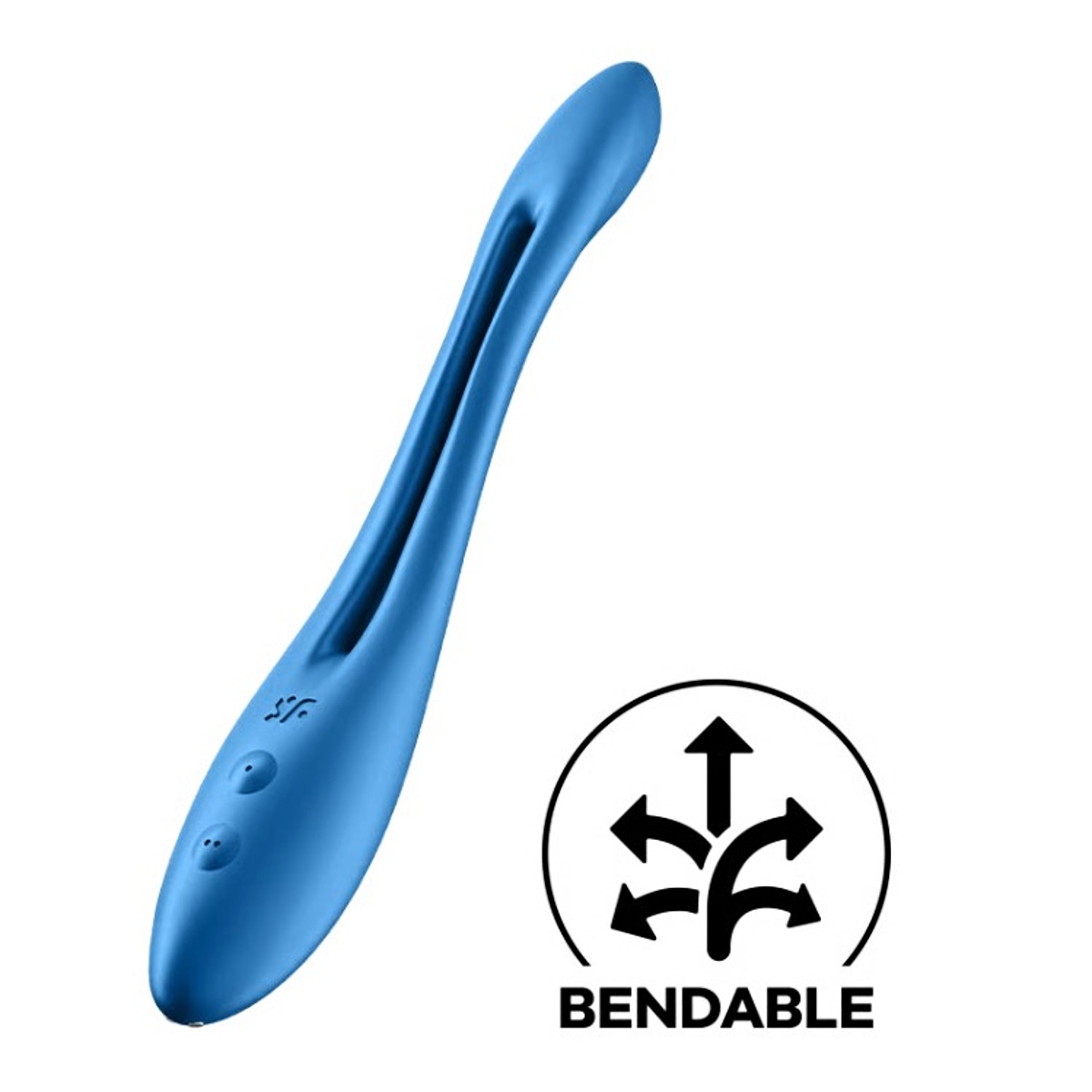 Vibrátor SATISFYER ELASTIC GAME modrý