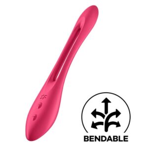 Vibrátor SATISFYER ELASTIC JOY červený