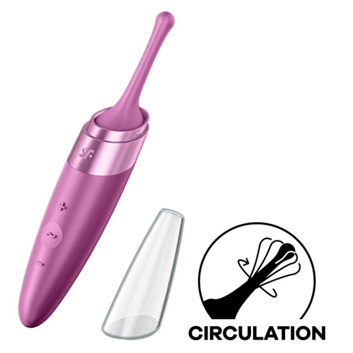 Vibrátor SATISFYER TWIRLING DELIGHT fialový