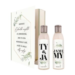 Bohemia Gifts Ty & Já sprchový gel 200 ml + vlasový šampon 200 ml dárková sada