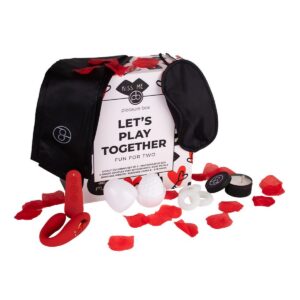 Dárková sada pro páry Dream Toys Pleasure Box LET'S PLAY TOGETHER černá