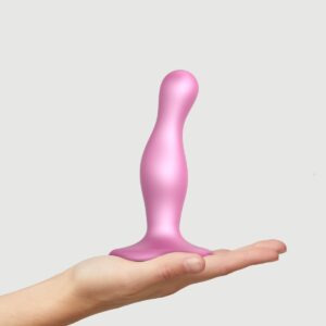 Dildo Strap-on-me Plug Curvy růžové M