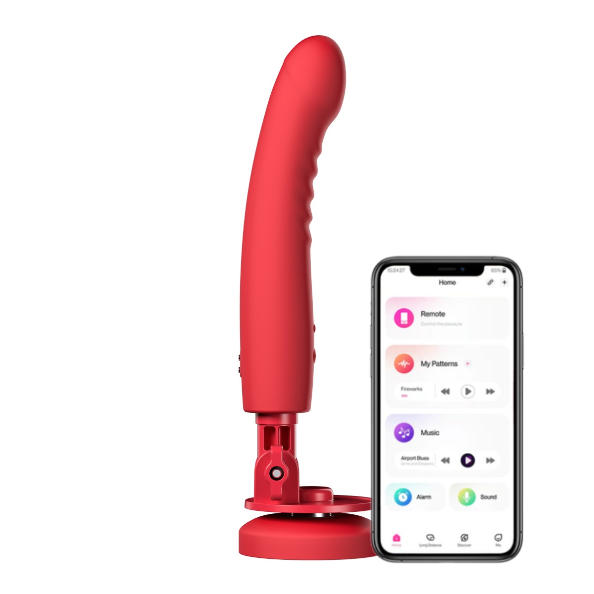 Dildo vibrační LOVENSE Mission 2 růžové