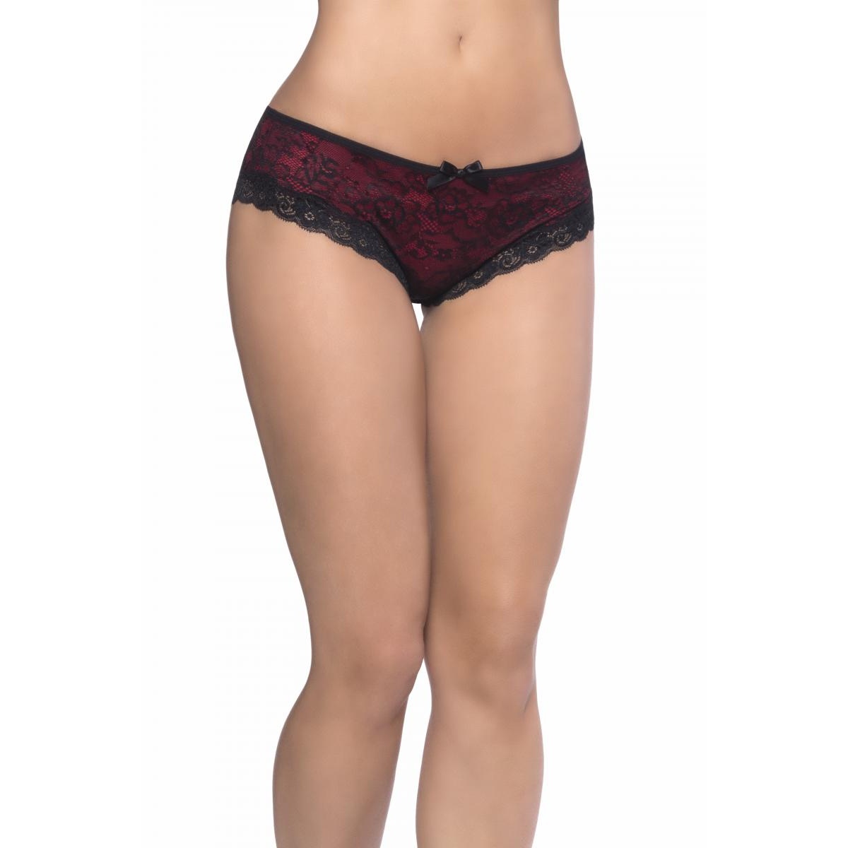 Kalhotky OhLaLa Cheri LACE PANTIES with STRIKING BACK L-XL
