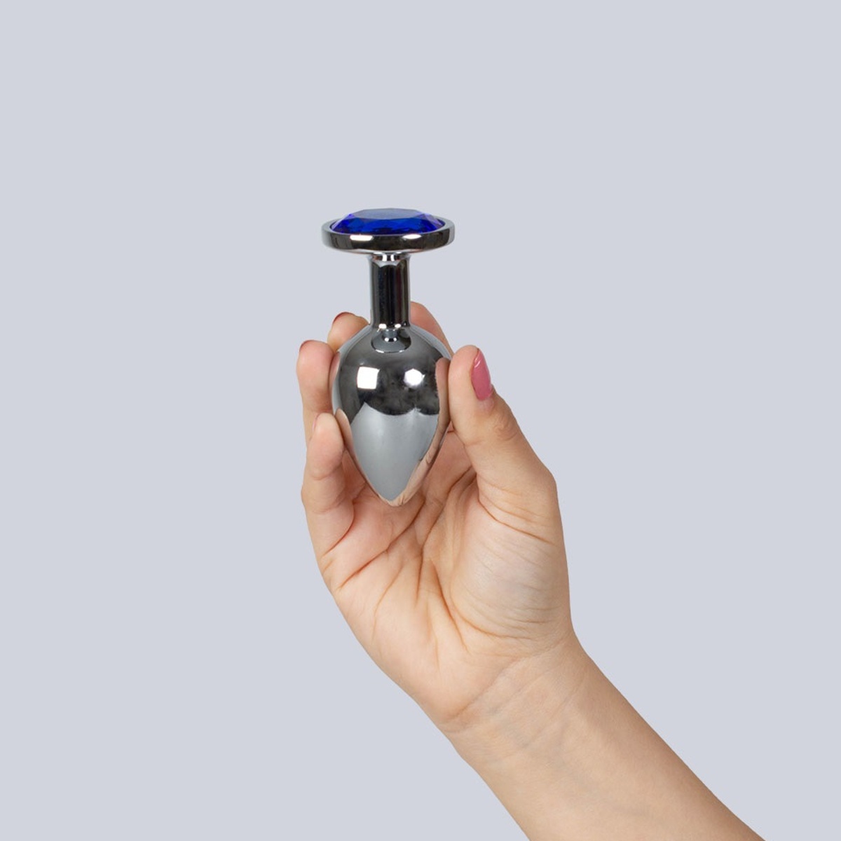 Kolík anální SECRET PLAY PLEASURE PLUG modrý L