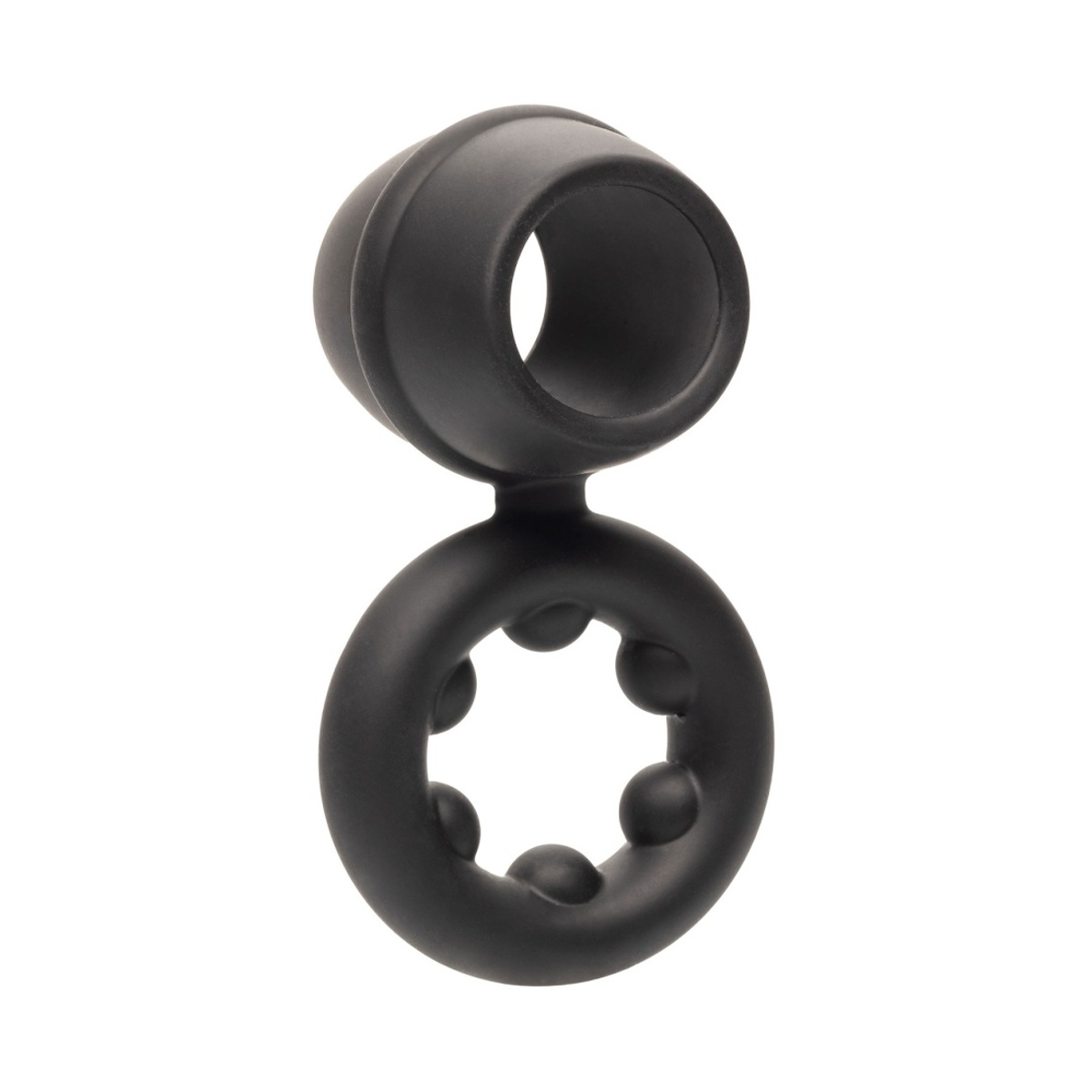 Kroužek na penis CalExotics Alpha Dual Magnum černý