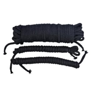 Lano na bondage BAD KITTY sada 3 ks black