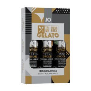 Lubrikační gely System JO Tri Me Triple Pack Gelato 3x30 ml