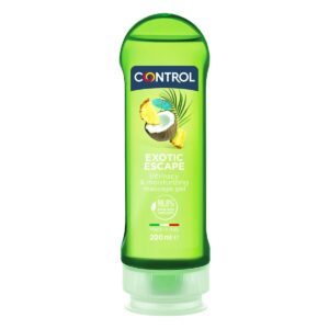 Masážní gel CONTROL 2v1 MASSAGE & PLEASURE EXOTIC 200 ml