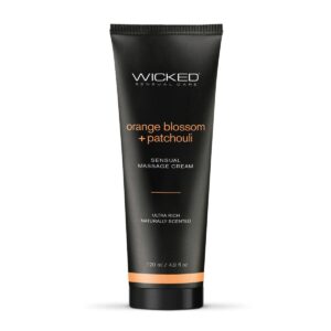 Masážní krém WICKED Orange Blossom + Patchouli Scented 120 ml