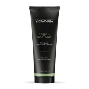 Masážní krém WICKED Sage + Sea Salt Scented 120 ml