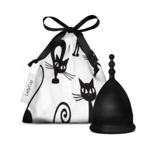 Menstruační kalíšek LadyCup Revolution Černá kočka vel. S