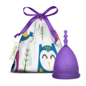 Menstruační kalíšek LadyCup Revolution Fialová sova vel. L