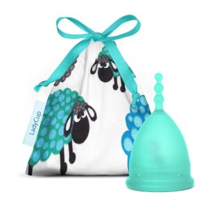 Menstruační kalíšek LadyCup Revolution Zelená ovečka vel. L