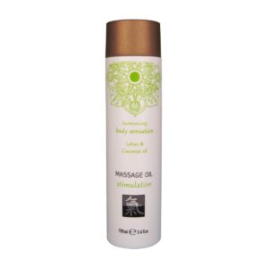 Olej masážní HOT Shiatsu stimulation Lotus & Coconut oil 100 ml