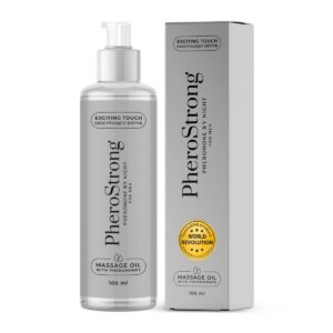 Olej masážní PheroStrong By Night s feromony pro muže 100 ml