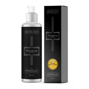 Olej masážní PheroStrong s feromony pro muže 100 ml