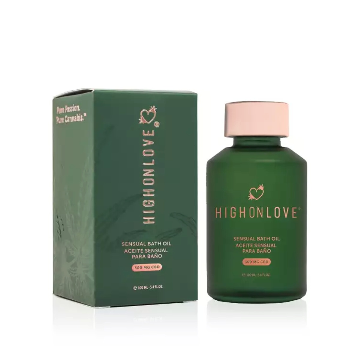 Olej tělový a sprchový HIGH ON LOVE Sensual CBD 100 ml