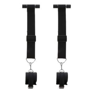 Pouta na ruce TABOOM LUXURY BONDAGE ESSENTIALS Door Bars and Wrist Cuffs černé