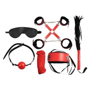 Sada SECRET PLAY Secret Bondage red-black collection