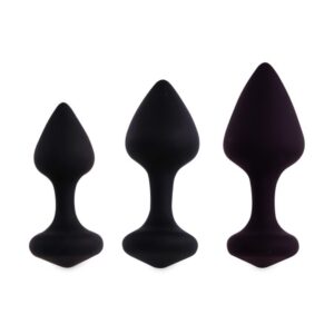 Sada análních kolíků Feelztoys BIBI 3 ks černá