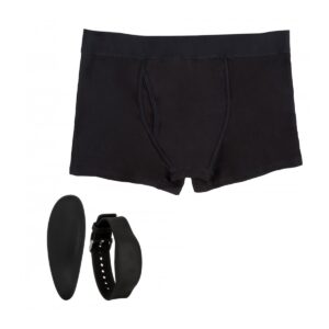 Sada pro muže CalExotics Remote Control Boxer Brief Set M-L