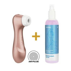 Set SATISFYER PRO 2 + WOMEN DISINFECTANT SPRAY 300 ml