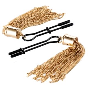 Skřipce na bradavky GP ACCENTS TASSEL TEASE zlaté