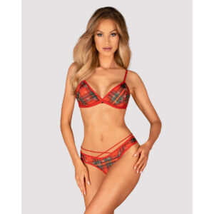 Souprava Obsessive vánoční Ms Merrilo červená M-L