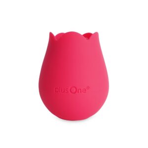 Stimulátor klitorisu PlusOne Rose Arouser červený