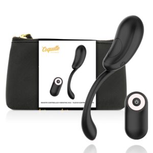 Vibrační vajíčko COQUETTE Remote Control Rechargeable black-gold