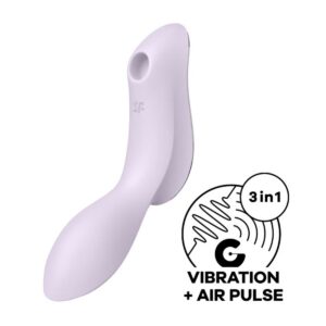 Vibrátor SATISFYER CURVY TRINITY 2 fialový