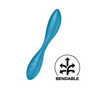 Vibrátor SATISFYER G-SPOT FLEX 1 modrý