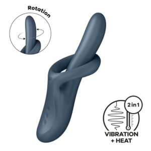 Vibrátor SATISFYER Heat Flex 4 modrý