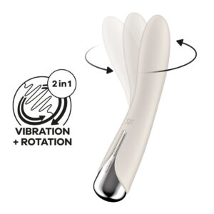 Vibrátor SATISFYER Spinning Vibe 1 béžový
