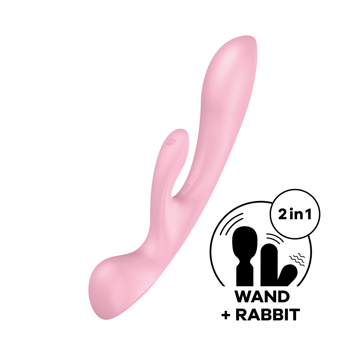Vibrátor SATISFYER TRIPLE OH růžový