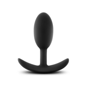 Kolík anální Blush ANAL ADVENTURES PLATINUM VIBRA SLIM střední černý