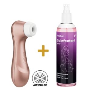 Set SATISFYER PRO 2 + WOMEN DISINFECTANT SPRAY 300 ml