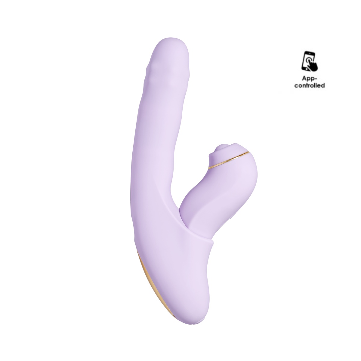 Vibrátor Svakom Duoglow Thrusting Beaded With Pulsating Stimulator fialový