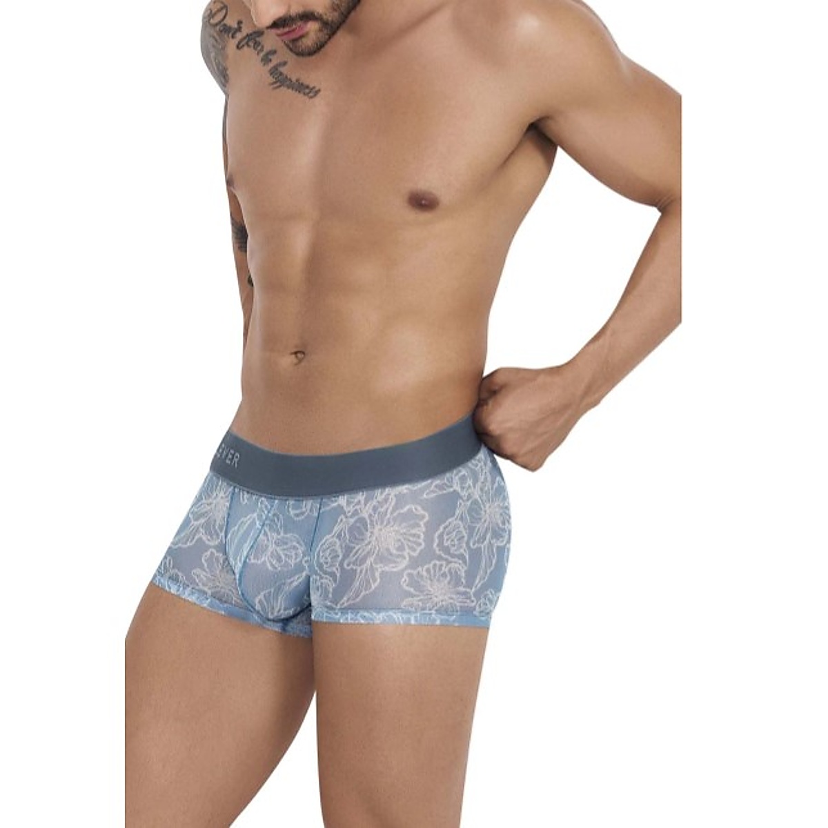 Boxerky CLEVER AVALON šedo-modré M