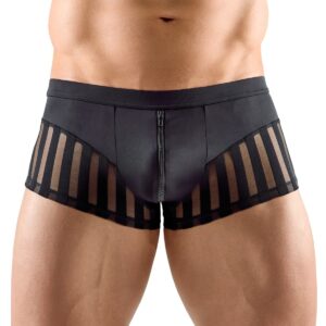 Boxerky Svenjoyment se zipem a pruhem černé XL